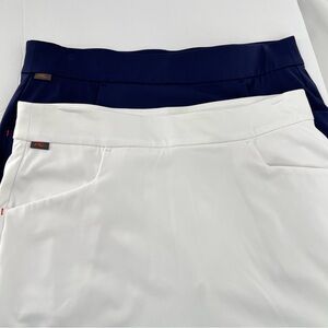 KJUS Women’s Susi Golf Skorts 16” Size L Navy And White Performance Athletic
